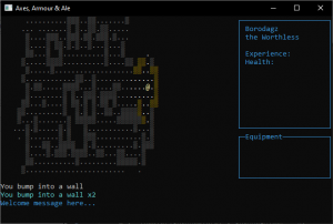 Screenshot of ASCII version